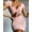 Pink, variant on Ichuanyi Fashion Women Soild Asymmetrical Sexy Tank Dress Short Basic Midi Club Dress