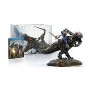 Transformers: Age of Extinction Limited Edition Gift Set with Grimlock and Optimus Collectible Statue [Blu-ray]