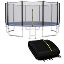 Topcobe 15/16 Feet Trampoline Replacement Safety Net, Outdoor Trampoline Accessories-15 ft