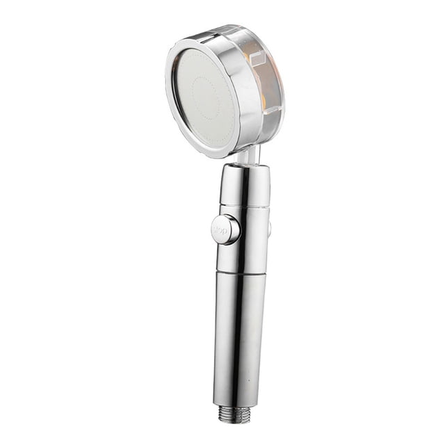 Cateissary Cabezal de ducha de agua con un botón, cabezal de ducha con aumento de presión, cabezal de ducha de mano desmontable para el baño del hogar, Type5 NO5 Cateissary HA005450-02