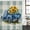 SteelBlue Yellow LightBLue, variant on Blue Truck Yellow Sunflower Shower Curtain Set - Small 36" x 72" Washable Bathtub Curtain with 12 Hooks, Teal Plaid Vintage Summer Waterproof Fabric Stall Shower Curtains for Bathroom/Bathtub Décor