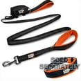 thumbnail image 3 of BLACK RHINO Heavy Duty Dog Leash Double Handle Reflective (6 Feet, Orange), 3 of 3