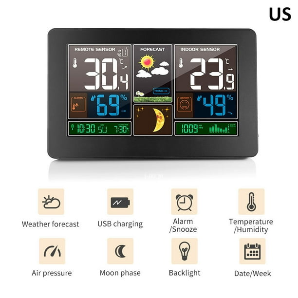 Weather Station Thermometer Hygrometer Barometer, Wireless Weather