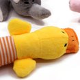 thumbnail image 2 of Mascotas Perro Felpa Masticar Juguetes Cachorro Squeaky Molar Suave Juguetes Interactivos (Pato Amarillo) Likrtyny Para estrenar, 2 of 9