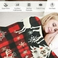 thumbnail image 3 of ONETECH  Merry Christmas Elk Christmas Tree Blanket Gifts Blanket Warm Plush Cozy Fuzzy Throws for Bedroom Couch Bed, 3 of 6