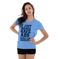 thumbnail image 5 of Want Abs Funny Working Out Cardio Gym Women's T Shirt Ladies Tee Brisco Brands L, 5 of 6