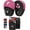 Pink, variant on RDX Boxing Gloves and Pads Set, Maya Hide Leather Hook and Jab Curved Focus Mitts Punching Gloves for MMA, Muay Thai, Kickboxing Coaching, Martial Arts, Hand Target Strike Shield