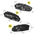 thumbnail image 3 of 2025 Rhinowalk RK19511 Full Waterproof Bicycle Saddle Tail Bag Big Capacity Road Bike Bag, Colour: RK19513 Black 13L, 3 of 4