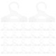 thumbnail image 1 of 100 ganchos reutilizables pequeños de plástico para colgar, ganchos sencillos, miniganchos para armario, para colgar bolsas absorbentes de humedad, ganchos pequeños para armario, 1 of 7