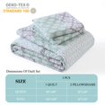 thumbnail image 3 of Dduoxin Edredón Floral Tamaño King – Edredón Reversible 100% Algodón Con 2 Fundas De Almohada, Colchas Suaves De Granja, Edredones Ligeros A Rayas, Juego De Cama Verde/Gris, 3 of 5