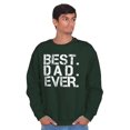 thumbnail image 3 of Best Dad Ever Cool Fathers Day Gift Men's Crewneck Sweatshirt Brisco Brands M, 3 of 6