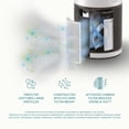thumbnail image 2 of Homedics 3-in-1 HEPA-Type Replacement Filter for AP-H400 – H13 HEPA, Activated Carbon & Prefilter – Captures Allergens, Dust, Smoke, Odors, VOCs – Lasts 12 Months – AP-H400FL, 2 of 7