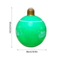 thumbnail image 2 of Fwttom 19.6 inch Large Inflatable Christmas Balls - Inflatable Christmas Decorations Outdoor Xmas Blow Ups Ornaments for Outside Holiday Yard Lawn Porch Decor, 2 of 4
