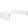 thumbnail image 1 of KAKOWELY Acrylic Monitor Stand Riser Acrylic Computer Monitor Riser Computer Monitor Stand Monitor Riser Stand,12.6X"X7.87"X3.15", 1 of 5
