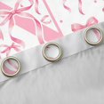 thumbnail image 4 of Manfei Personalized Letter N Blackout Curtains Set of 2 (52x84 Each),Cute Pink Bowknot Curtain, 4 of 6