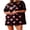 Black, variant on LMLYSoH Women's Sequin T Shirt Dress Short Sleeve Round Neck Heart Pattern Oversized Tops Party Dress