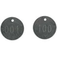 thumbnail image 4 of Stainless Steel Tags, Numbered 001-100, 1.25" Round, 4 of 5