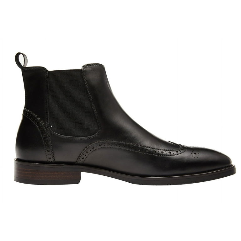 Santimon Genuine Leather Chelsea Boots Casual Ankle Boots Classic
