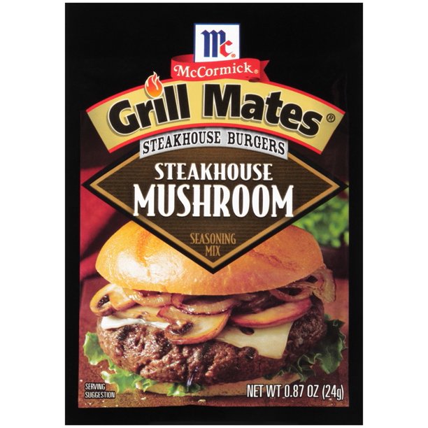 McCormick Grill Mates Steakhouse Burgers Seasoning Mix, Steakhouse
