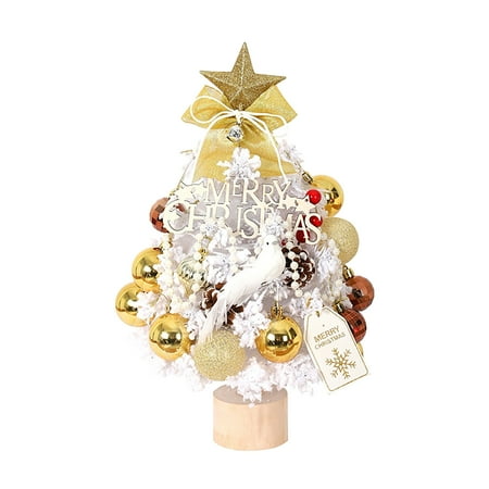 

ZEMIKANIOR Glowing Christmas Tree Decoration Diy Set Christmas Decoration Family Party Decoration Table Desktop Mini Christmas Tree Christmas Glow Decoration Height Christmas Decorations Bundles