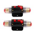 thumbnail image 4 of 12-24V Inline Circuit Breaker With Manual Reset Fuse Holder For Car Boat Audio System, 4 of 8