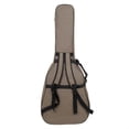 thumbnail image 2 of Padded Guitar Bag Adjustable Strap Dual Shoulder Case Waterproof Backpack Thickening Fabric Soft for Musical Bags Coffee Color, 2 of 9