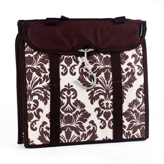 Travelon Hanging Handbag Organizer - Set Of 2 (chocolate Damask)