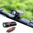 thumbnail image 4 of Luz LED para bicicleta, faro trasero, lámpara para bicicleta, recargable por USB, LED de 1200mAh, luz para bicicleta de montaña, accesorios para bicicleta Los 8.5x2.5cm Sharpla Luz de bicicleta, 4 of 8