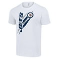 thumbnail image 2 of Men's Starter  White Winnipeg Jets Color Scratch T-Shirt, 2 of 3