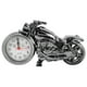 thumbnail image 1 of Reloj despertador de motocicleta de estilo antiguo vintage de lujo, regalo único para niños amantes del motor (oro negro, color de rueda aleatorio), 1 of 4
