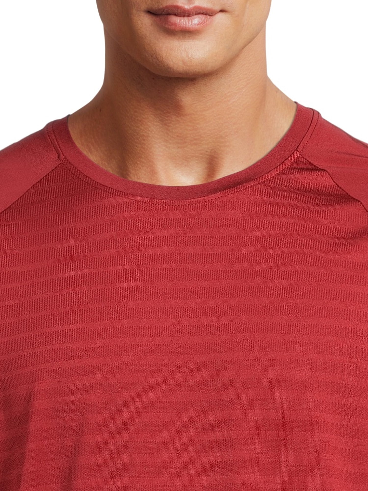 Russell Men's and Big Men's Active Asymmetrical Striped T-Shirt, up to Size 5XL