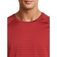 thumbnail image 5 of Russell Men's and Big Men's Active Asymmetrical Striped T-Shirt, up to Size 5XL, 5 of 5