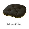thumbnail image 4 of Injueey Cojín suave con lazos, taburete, almohada gruesa, silla de oficina, escuela, asiento protector, alfombrilla para glúteos en la Decoración del hogar Gris oscuro, 4 of 6