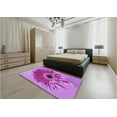 thumbnail image 5 of Ahgly Company Machine Washable Indoor Rectangle Transitional Violet Purple Area Rugs, 3' x 5', 5 of 7
