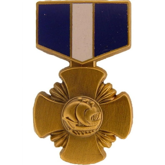 Eagle Emblems P15060 Pin - Medal, USN Cross - 1.181 in.