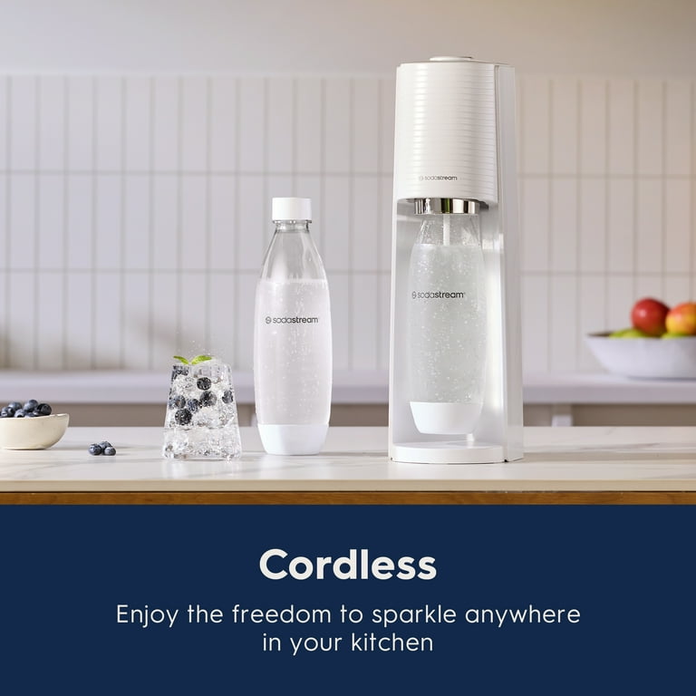 SodaStream Terra (White) Sparkling Water Maker Bundle, with SodaStream Terra (White) Sparkling Water Maker Bundle, with