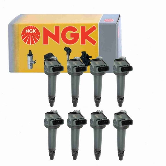8 pc NGK 48977 Ignition Coils for 1415152Y 178-8344 2505-484803 36-8208 673-1309 90919-02250 90919-02256 90919-A2003 90919-A2005 921-2122 E1007 E1087 E1130 GN10366 IC587 IC667 IC733 UF-587 UF-630