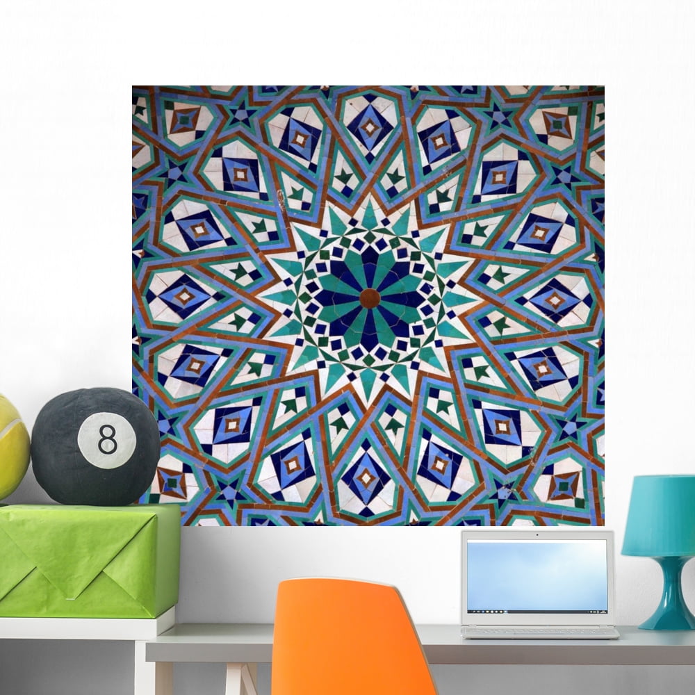 Arabic Ornament Wall Mural by Wallmonkeys Peel and Stick Graphic (36 in ...