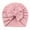 Pink, variant on LNMQLPDBS Baby Girls Hair Bow Turban Hat Solid Color Beanies Soft Hospital Turban for Newborn Infant Caps Baby Hats 0-6 Months Top Bowknot Head Wrap Beanie Caps for Unisex Baby Light Blue One Size
