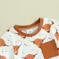 thumbnail image 5 of Bagilaanoe 2pcs Toddler Baby Boy Shorts Set Short Sleeve Letter Print T Shirt Tops + Shorts 6M 12M 18M 24M 3T Kids Casual Summer Clothes, 5 of 8