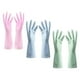 thumbnail image 5 of 3 pares de guantes de cocina impermeables, finos y de goma para lavar platos, con funda protectora para jardinería (talla M, color aleatorio)., 5 of 6
