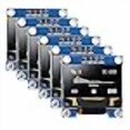 thumbnail image 3 of DORHEA 6PCS 0.96’’ OLED Display Module 12864 128x64 Pixel LCD White Light SSD1306 Driver Board I2C Serial 0.96 inch IIC Chip 4 Pin Self-Luminous Display Board Compatible with Raspberry Pi, 3 of 4