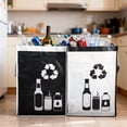 thumbnail image 6 of Large Recycle Waste Bag For Kitchen Home- Indoor Recycling Bins Trash Sorting Organizer  Reusable And Waterproof 2 Pack, 6 of 6