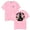 pink, variant on Peso Pluma Tshirt Doble PP Merch Tee Women Men O-neck Short Sleeve Casual T-shirt