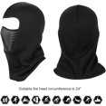 thumbnail image 2 of 2 uds máscara de esquí, gorro de lana de invierno Caperucita para hombres y mujeres capucha de lana cálida deportiva multifuncional, 2 of 5