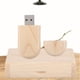 thumbnail image 5 of Unidad flash estadounidense, carcasa de madera de arce ovalada, disco U de memoria estadounidense, diseño revolucionario, 5 of 8