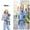 blue, variant on Baby Carrier Newborn to Toddler - Newborn Carrier, 3 Ergonomic Positions (Front in/Front Out/Back), “M”-Position Baby Carriers with Adjustable Seat (7-35 lbs)