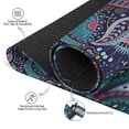 thumbnail image 4 of Boho Inspired Large Anti-Slip Rubber Mat for Game Tables 31.5 Inch Square Mahjong Cover with Quiet Design for Tile Play Cards and Family Game Nights, 4 of 7