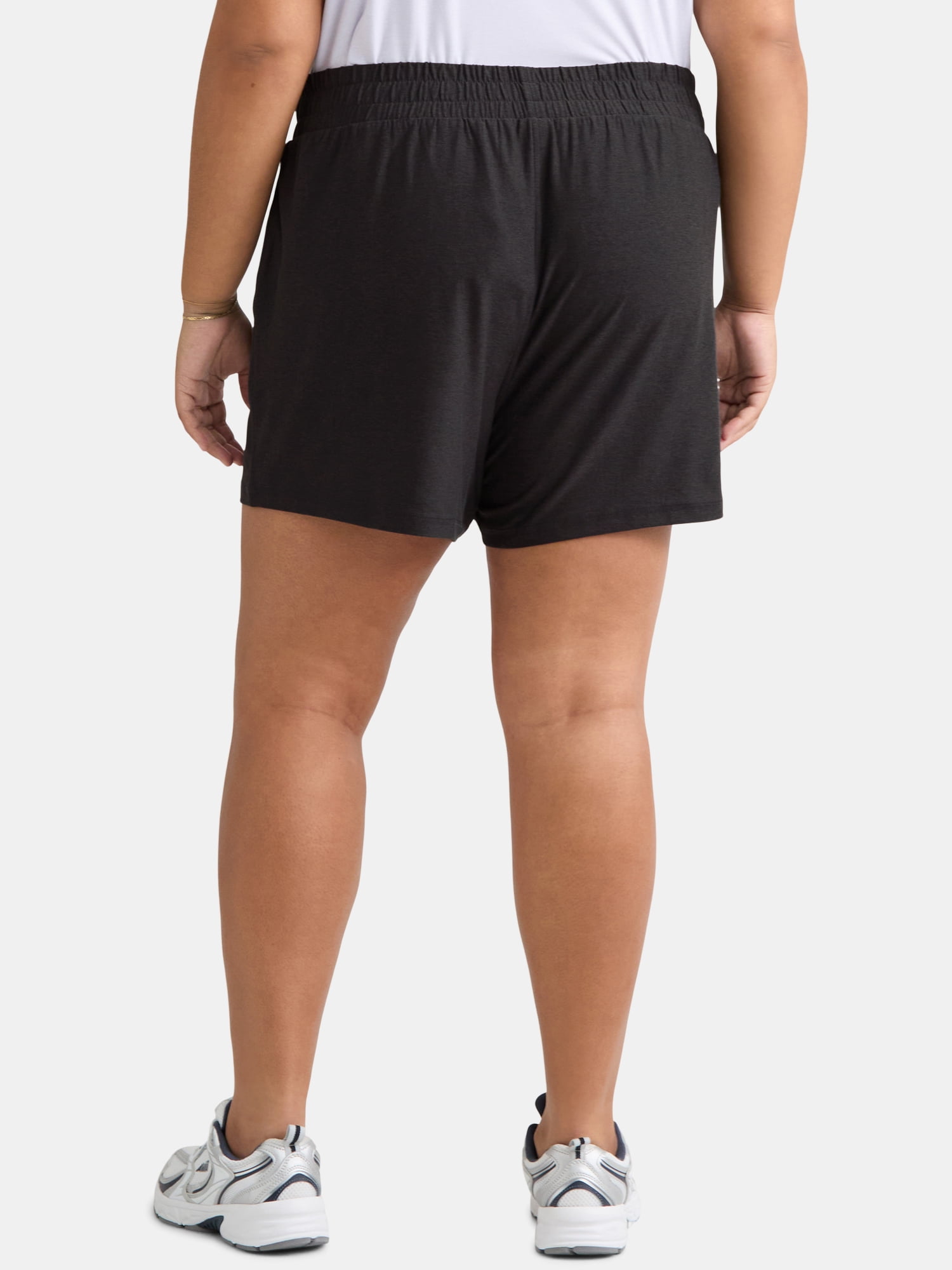 Athletic Works Women's and Women’s Plus ButterCore Soft Performance Gym Shorts, Available in 1, 2 and 5-Pack, Sizes XS-4X