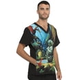thumbnail image 4 of Tooniforms Scrubs Top for Men V-Neck Plus Size TF708, 2XL, Jedi Master I Am, 4 of 7